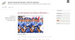Desktop Screenshot of chantvoix.fr