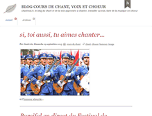 Tablet Screenshot of chantvoix.fr